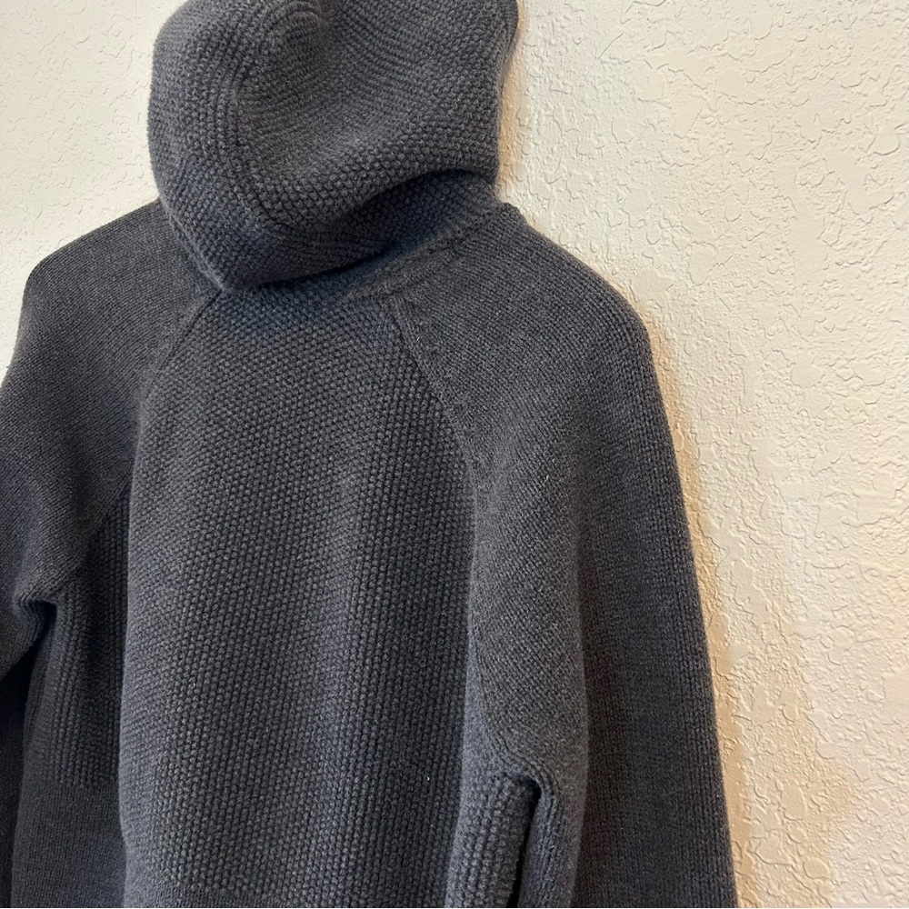 Aether men’s textured hoodie cotton gray size small - Picture 11 of 13